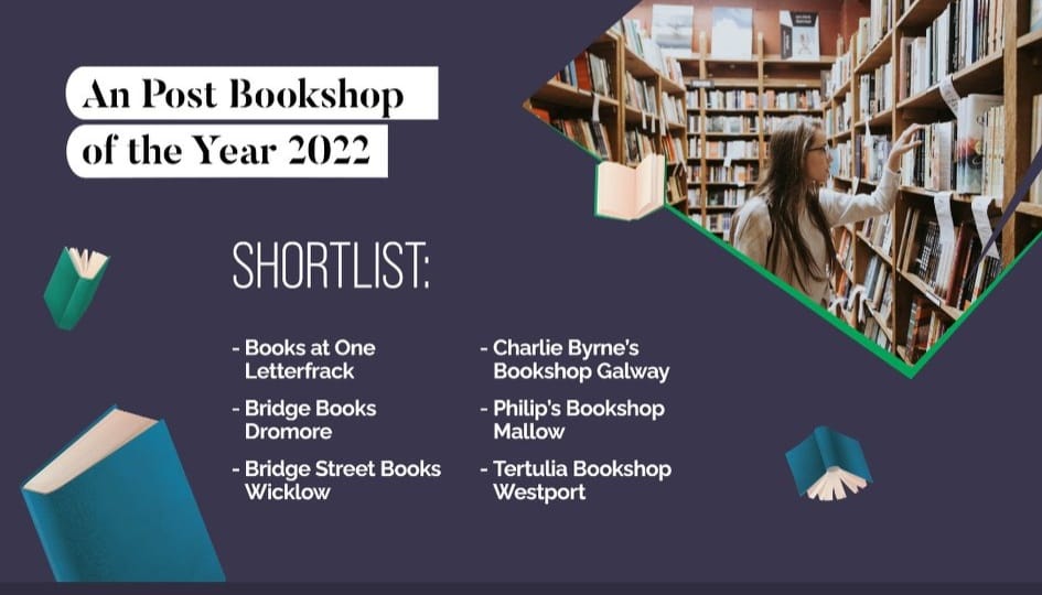 An Post Bookshop of the Year shortlist 2022